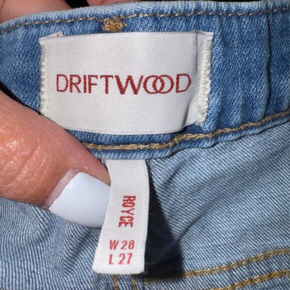 Driftwood Royce Straight Jeans Size 28 - Picture 4 of 5